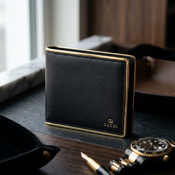 Onyx Leather Wallet